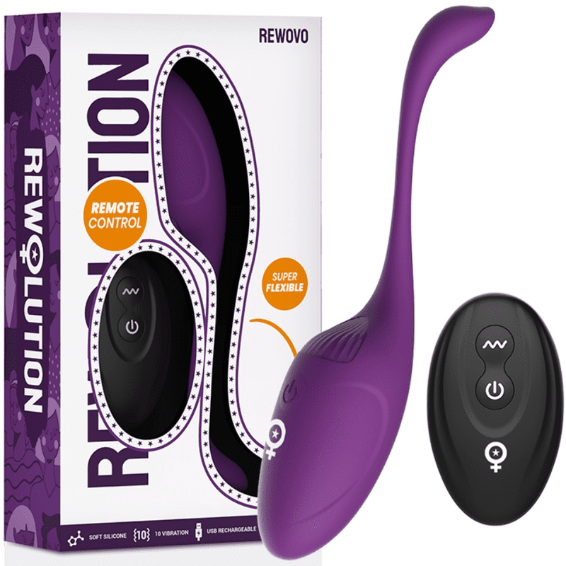UOVO VIBRANTE CON TELECOMANDO REWOLUTION REWOVO