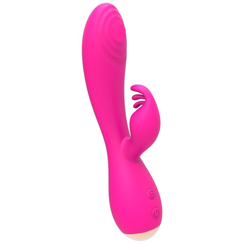 VIBRATORE 3 TESTE STIMOLANTI - MAGIC STICK RABBIT  - ROSA