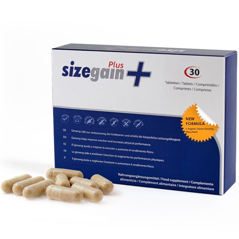 SIZEGAIN PLUS - PILLOLE NATURALEI AUMENTAZIONE MASCHILE
