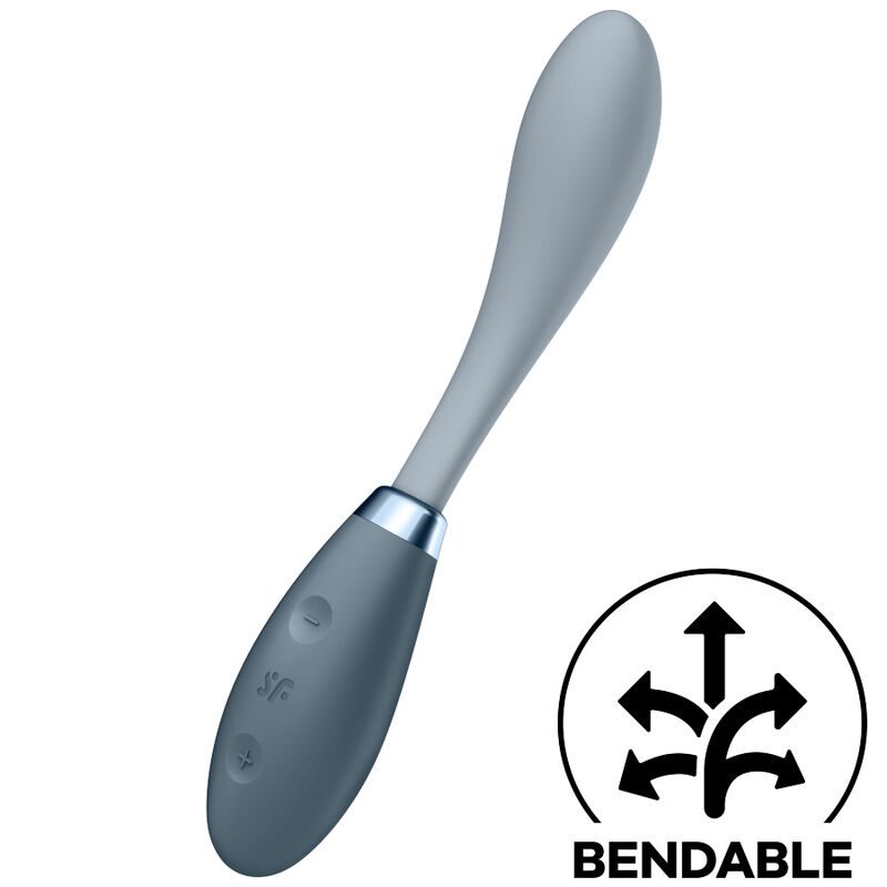 MULTI VIBRATORE SATISFYER PUNTO G FLEX 3 - GRIGIO