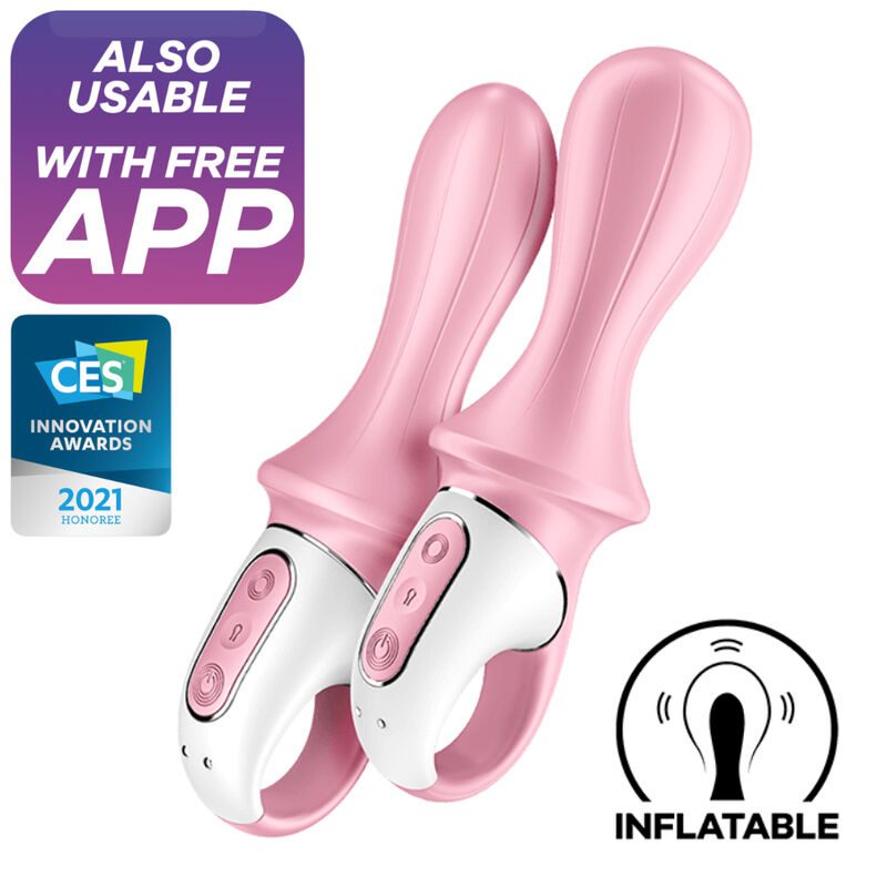 VIBRATORE ANALE/VAGINALE GONFIABILE
