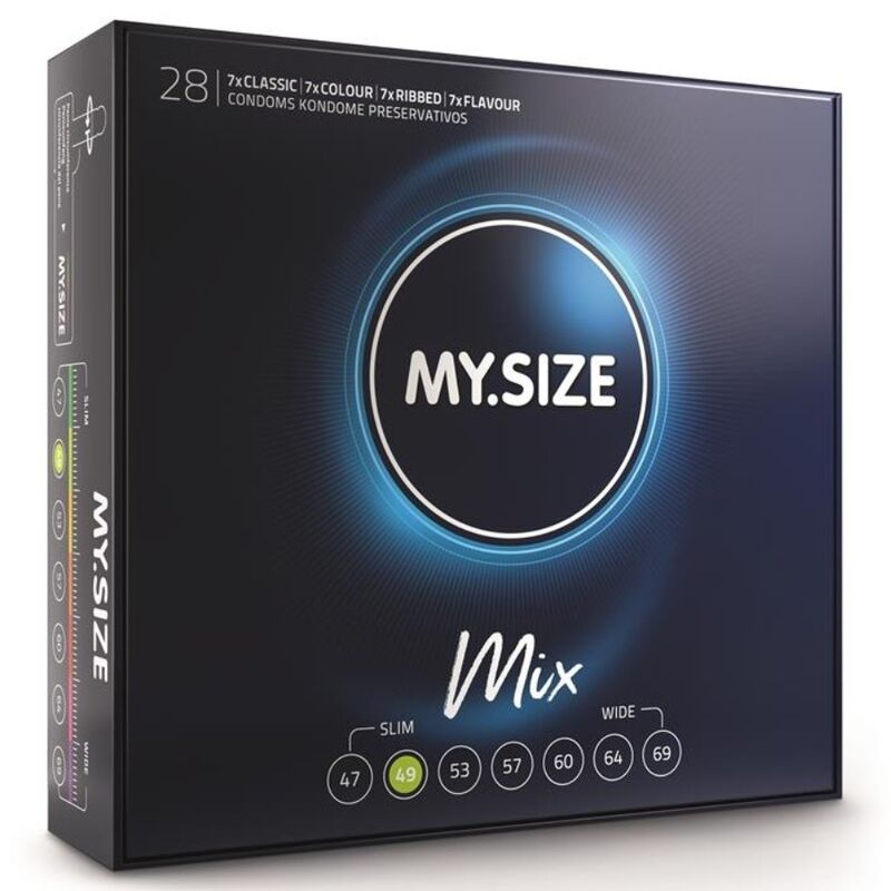 MY SIZE MIX PRESERVATIVI 49 MM 28 UNITÀ