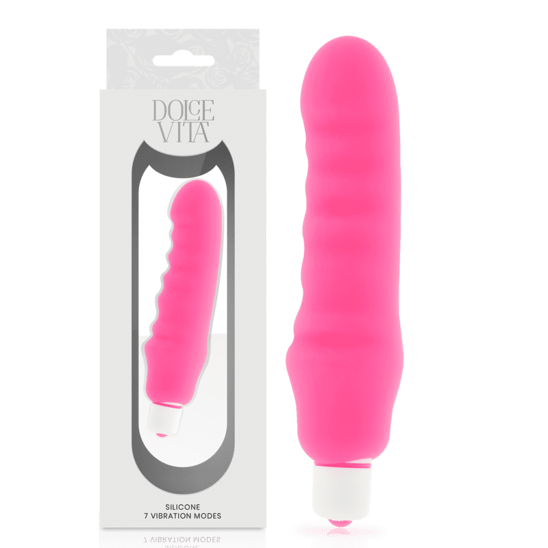 VIBRATORE DOLCE VITA GENIUS PINK SILICONE