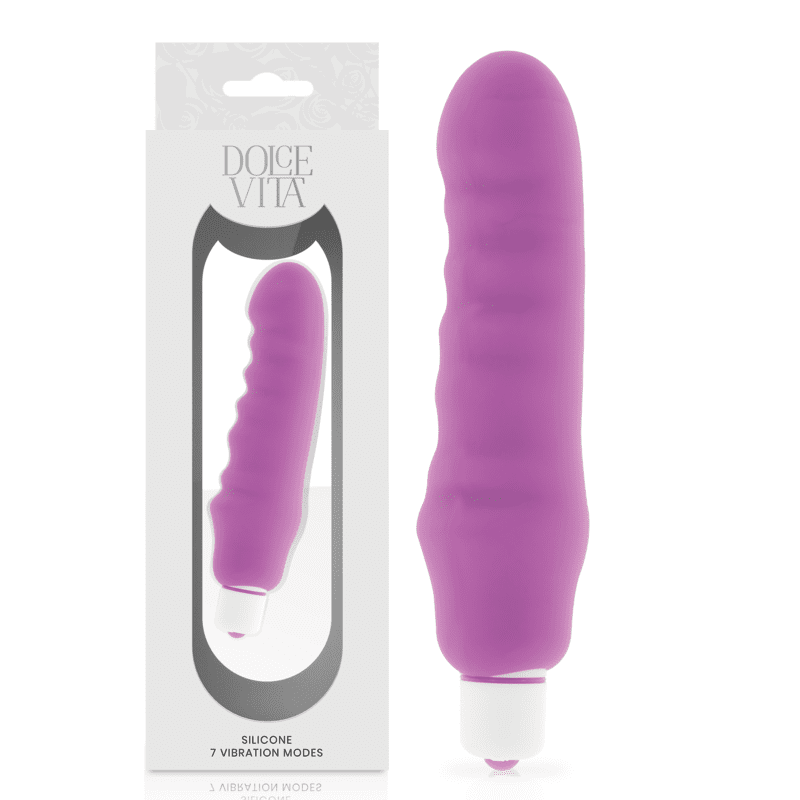 VIBRATORE DOLCE VITA GENIUS PURPLE SILICONE