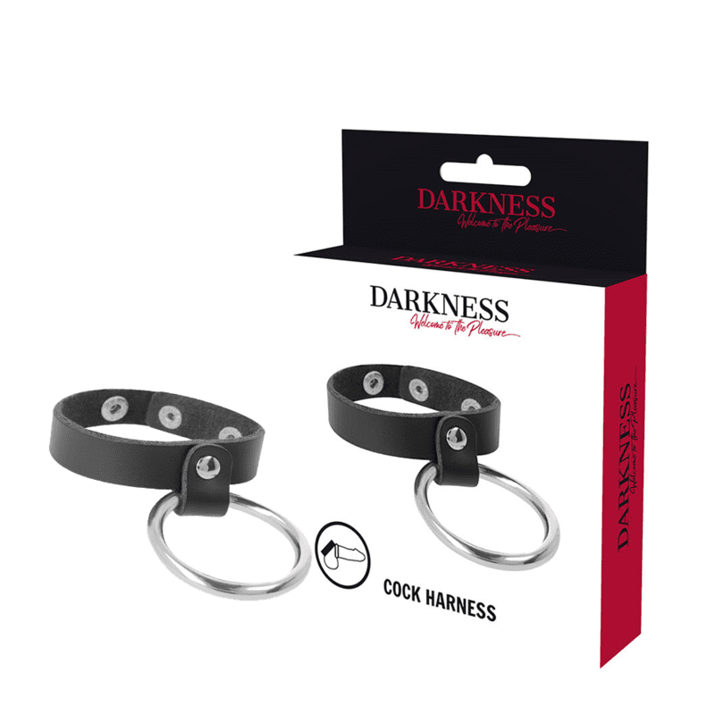 ANELLO FALLICO PENE E TESTICOLI DARKNESS METAL RING