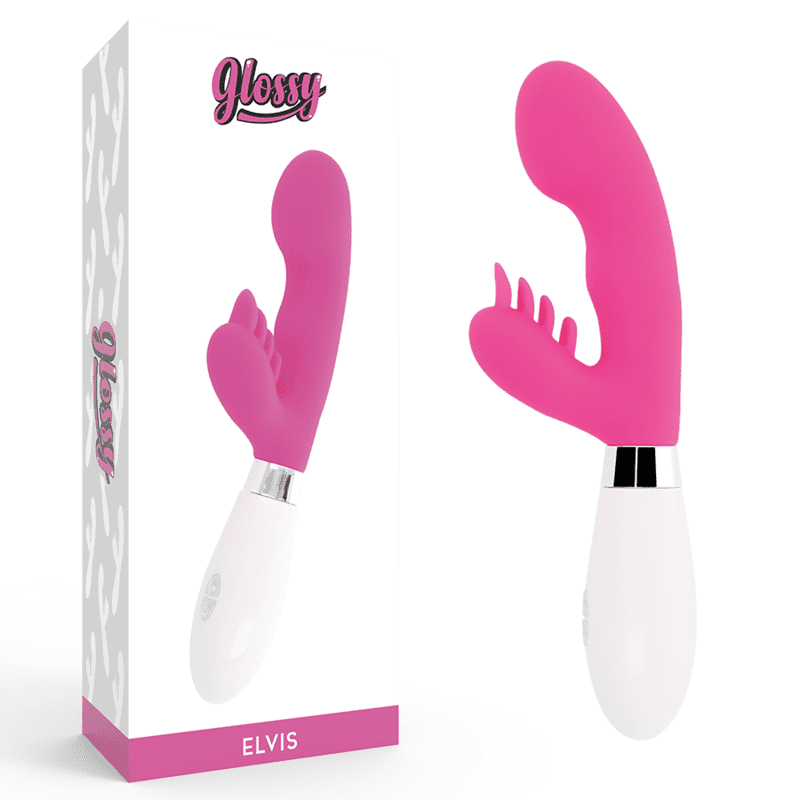MASSAGGIATORE GLOSSY RABBIT ELVIS ROSA