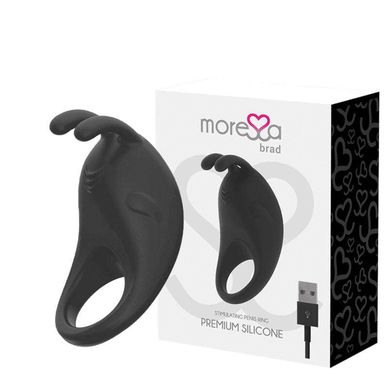MORESSA BRAD PREMIUM SILICONE RICARICABILE NERO