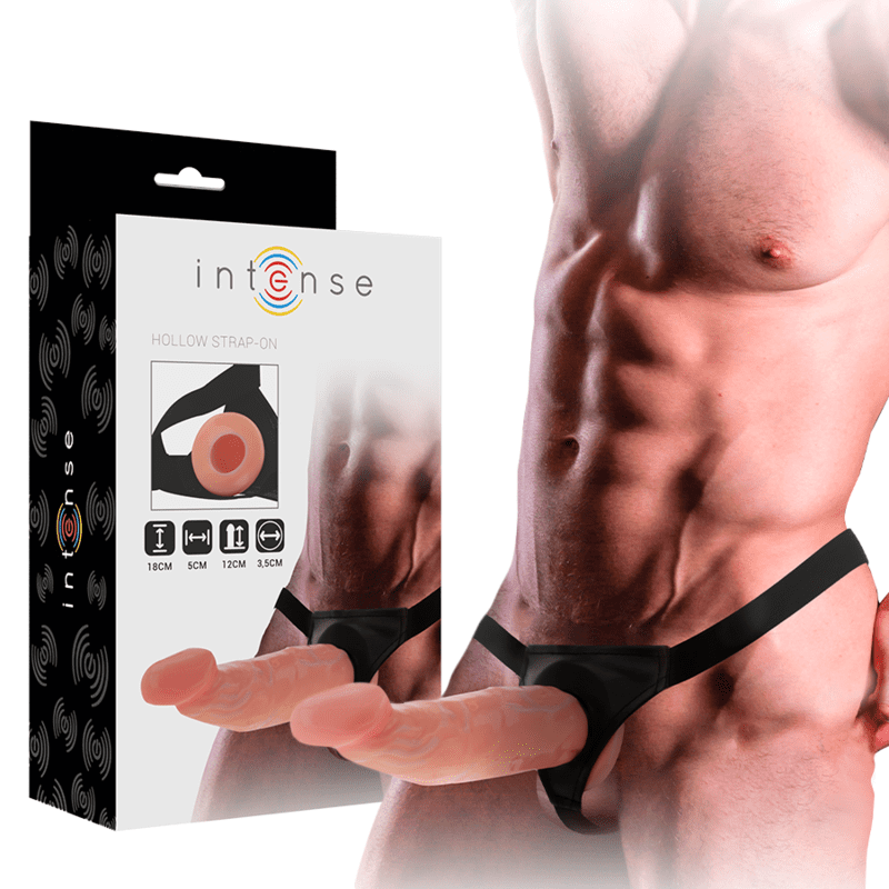 INTENSE - HOLLOW STRAP-ON EXTENDER 18 X 3.5 CM