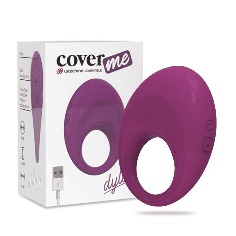 ANELLO VIBRATORE IMPERMEABILE COVERME DYLAN - RICARICABILE 10 VELOCITÀ