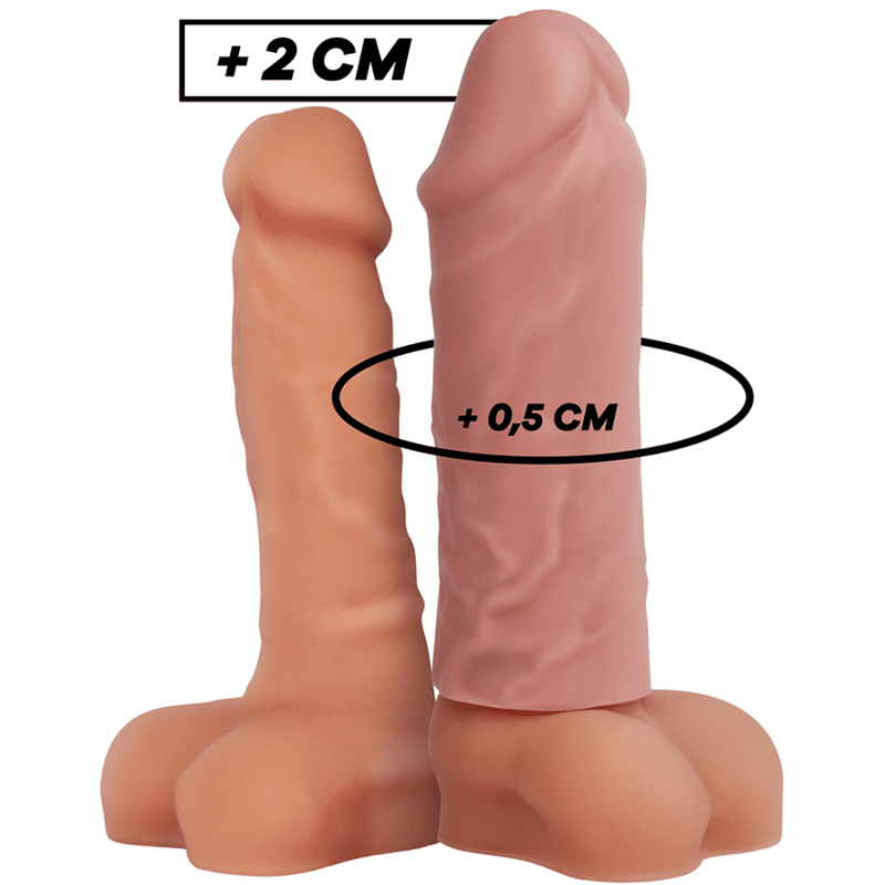 ESTENSORE FALLICO IN SILICONE VIRILXL EXTENSION - NATURALE