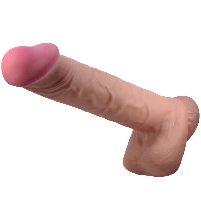 DILDO REALISTICO CON VENTOSA SCORREVOLE 26 CM