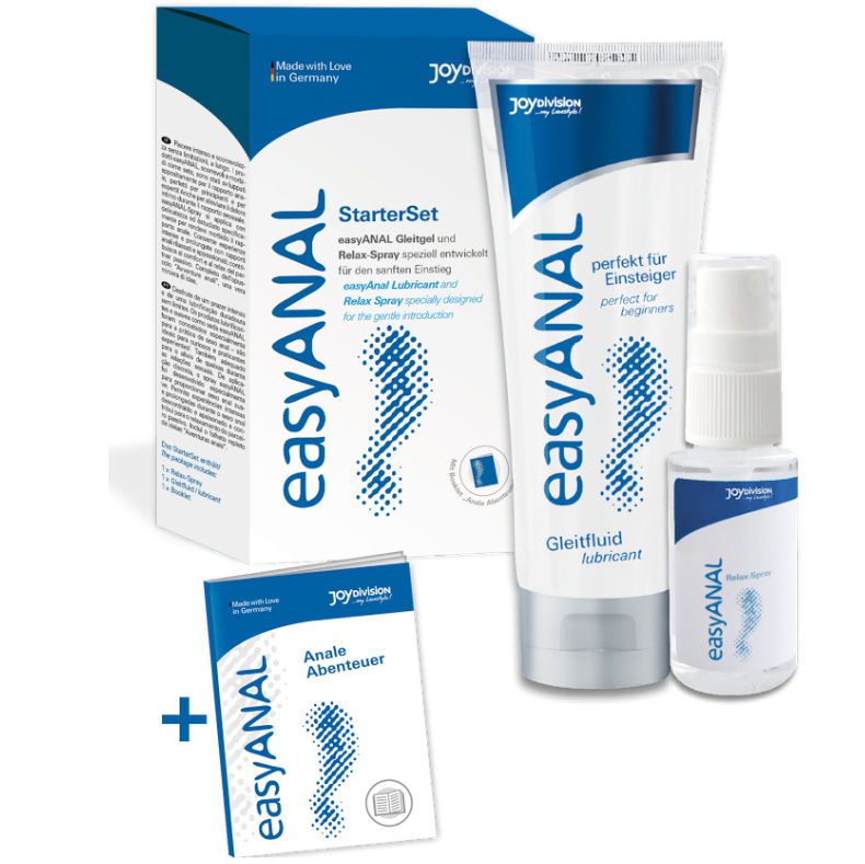 EASY ANALE STARTER SET LUBRICANTE + RELAX SPRAY