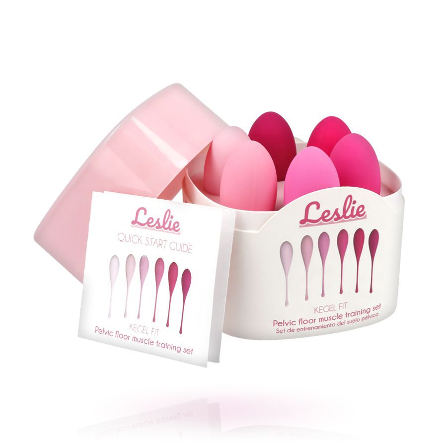 SET PER ALLENAMENTO MUSCOLI PELVICI LESLIE KEGEL FIT 6 PEZZI