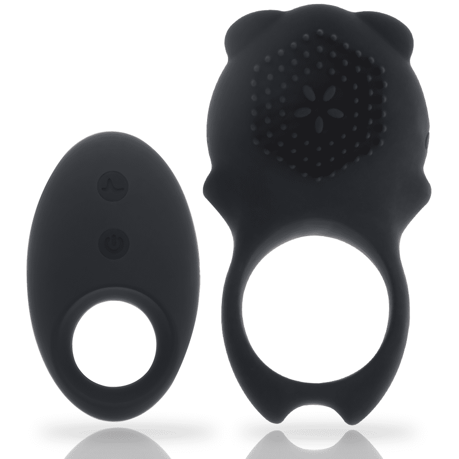 ANELLO IN SILICONE VIBRANTE PER PENE CON TELECOMANDO MIA COLOSSEO - NERO