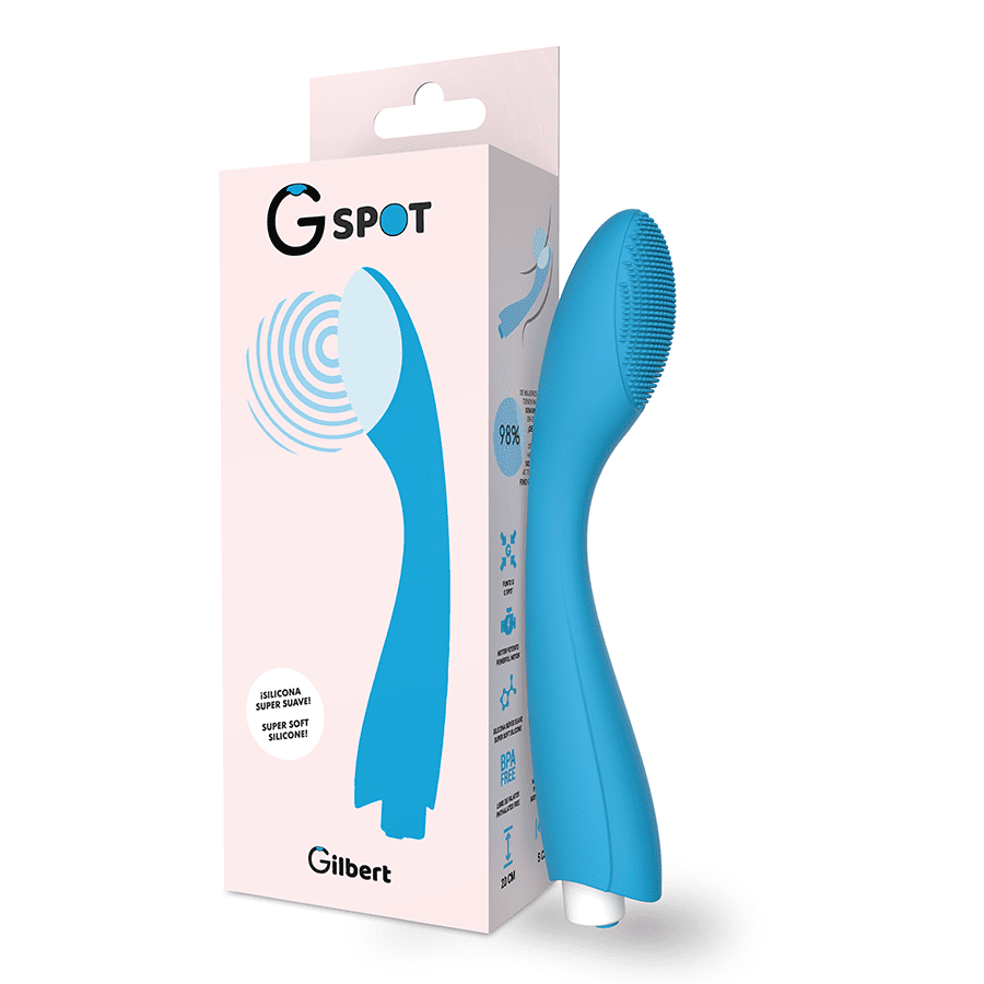 VIBRATORE PUNTO G GYLBERT BLU TURCHESE PUNTO G