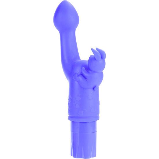 VIBRATORE SILICONE DOPPIO MOTORE KISS BUNNY VIOLA