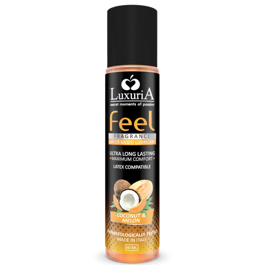 LUXURIA FEEL LUBRIVAGINANTE A BASE DI ACQUA COCCO E MELONE 60 ML