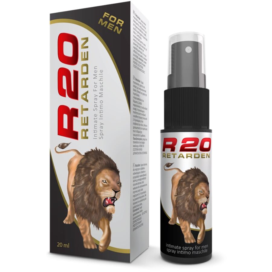 R20 SPRAY RITARDANTE PER UOMO EFFETTO FREDDO 20 ML