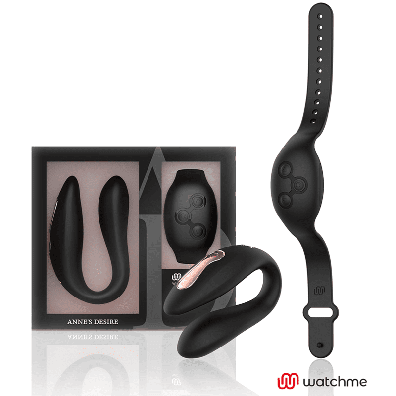 VIBRATORE STIMOLATORE CON TECNOLOGIA WIRELESS WATCHME - BLACK