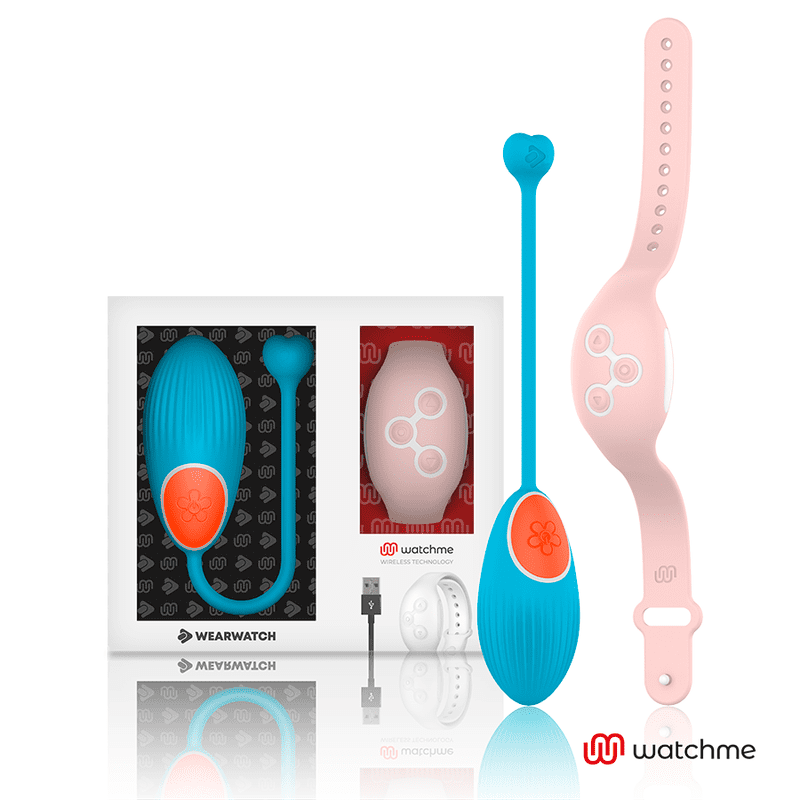 VIBRATORE DUAL TECHNOLOGY CON OROLOGIO WATCHME BLU / ROSA
