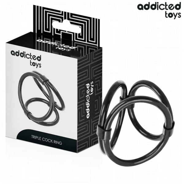 Addicted Toys - Anello per Pene Triplo Addicted Toys - Anello per Pene Triplo