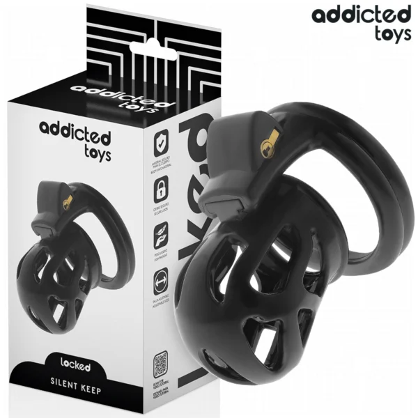 Addicted Toys Locked - Gabbia per Pene Silenziosa 7,5 cm Addicted Toys Locked - Gabbia per Pene Silenziosa 7,5 cm