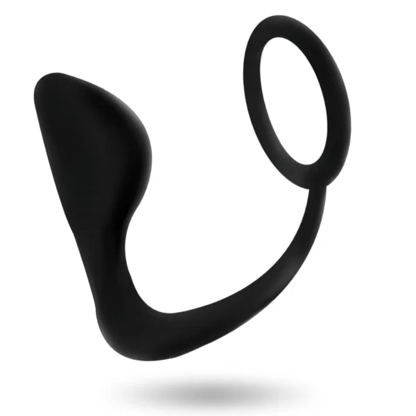 Addicted Toys - Plug Anale con Anello Pene Nero 2