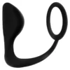 Addicted Toys - Plug Anale con Anello Pene Nero 3
