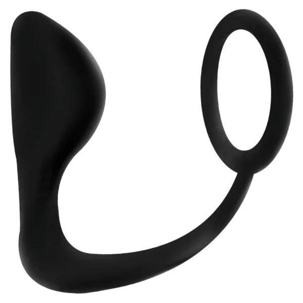 Addicted Toys - Plug Anale con Anello Pene Nero 3