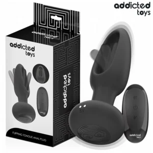 Addicted Toys - Plug Anale con Lingua Vibrante e Telecomando