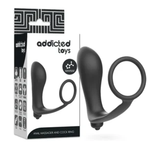 Addicted Toys - Plug Anale Vibrante con Anello del Pene