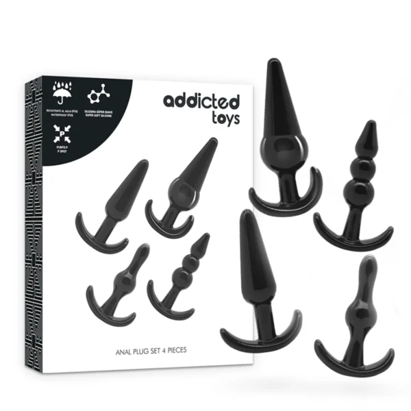 Addicted Toys - Set di 4 Tappi Anali Addicted Toys - Set di 4 Tappi Anali