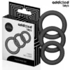 Addicted Toys - Set di Anelli in Silicone Modello 1