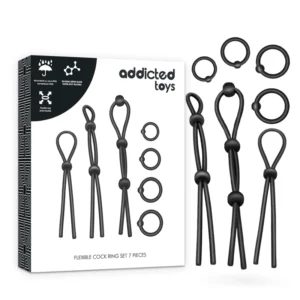 Addicted Toys - Set di Anelli per il Cazzo Flessibili in Silicone 7 Pezzi Addicted Toys - Set di Anelli per il Cazzo Flessibili in Silicone 7 Pezzi