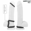 Addicted Toys - Set di Anelli per il Pene Testurizzati 4 Misure 4
