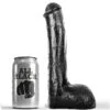 All Black - Pene Anale Realistico 23 cm