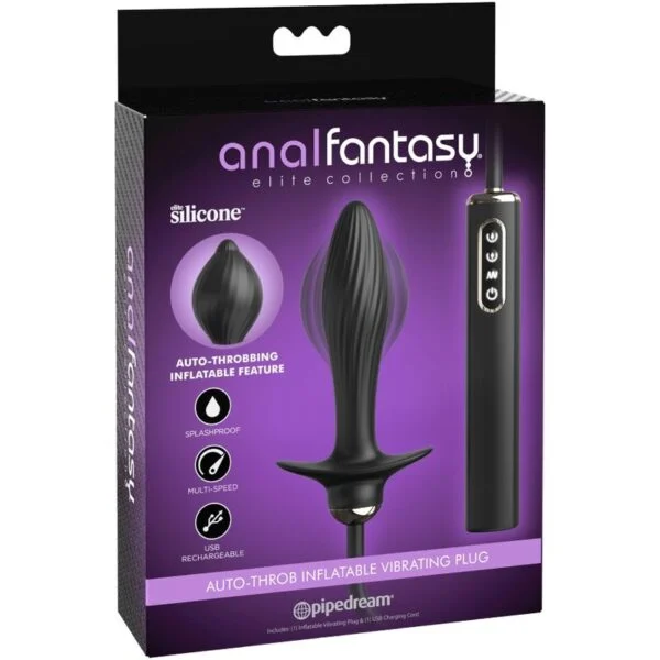 Anal Fantasy Elite Collection - Plug Gonfiabile e Vibratore Auto-Throb 2