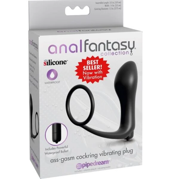 Anal Fantasy Elite Collection - Plug Vibratore Cockring Ass-Gasm 2