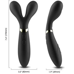 Armony - Massaggiatore e Vibratore Y-Wand Doppia Testa Nero