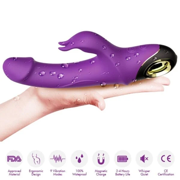 Armony - Meteror Dildo Vibratore Coniglio Viola 3
