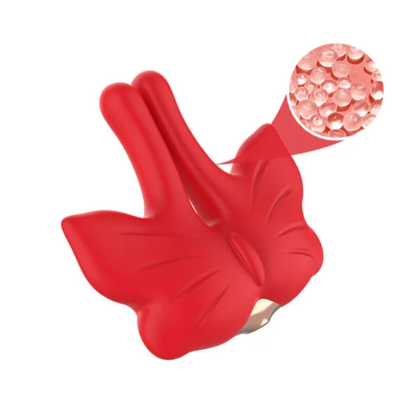 Armony - Morsetti per Capezzoli Magnetici con Vibrazione a Forma di Farfalla Rossi 6 Armony - Morsetti per Capezzoli Magnetici con Vibrazione a Forma di Farfalla Rossi 6