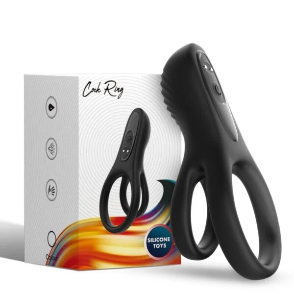 Armony - Vibratore Doppio Anello Nero 5 Armony - Vibratore Doppio Anello Nero 5