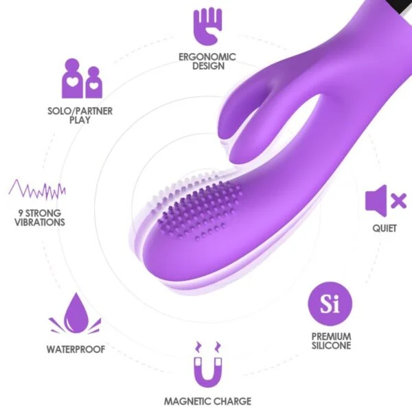 Armony - Vibratore Rabbit Viola 3