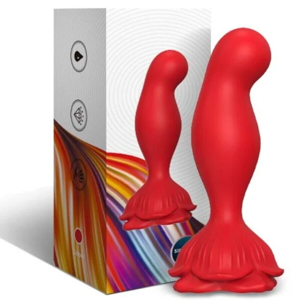 Armony - Vibratore Rosa e Telecomando Plug Anale Rosso 5 Armony - Vibratore Rosa e Telecomando Plug Anale Rosso 5