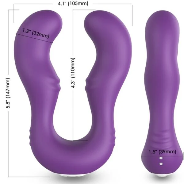 Armony - Vibratore Seraph Doppio Telecomando Viola 3 Armony - Vibratore Seraph Doppio Telecomando Viola 3