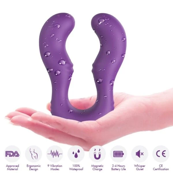 Armony - Vibratore Seraph Doppio Telecomando Viola 4 Armony - Vibratore Seraph Doppio Telecomando Viola 4