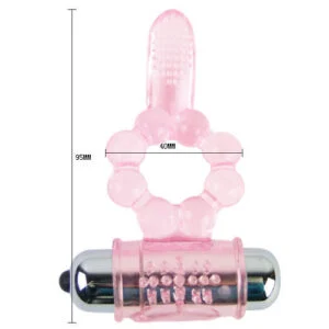 Baile - Anello in Silicone 10 Ritmi di Lingua con Vibrazione Rosa Baile - Anello in Silicone 10 Ritmi di Lingua con Vibrazione Rosa