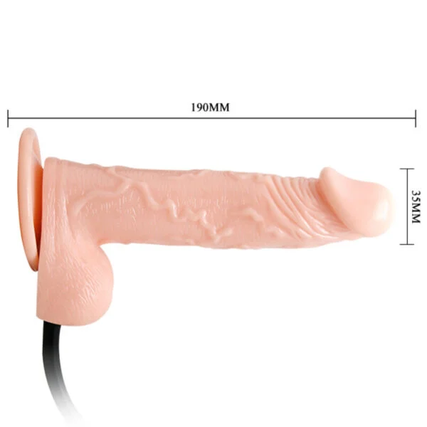 Baile - Dildo Gonfiabile Realistico con Ventosa 15 cm 3 Baile - Dildo Gonfiabile Realistico con Ventosa 15 cm 3