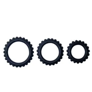 Baile - Titan Set 3 Pz Anelli per il Cazzo Nero 2.8 + 2.4 + 1.9 cm Baile - Titan Set 3 Pz Anelli per il Cazzo Nero 2.8 + 2.4 + 1.9 cm