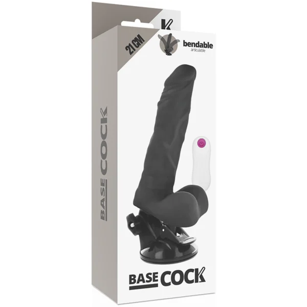 Basecock - Vibratore Articolabile Telecomando Nero 21 cm -O- 5 cm 5 Basecock - Vibratore Articolabile Telecomando Nero 21 cm -O- 5 cm 5